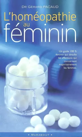 Couverture du produit · L'homéopathie au féminin