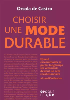 Couverture du produit · Choisir une mode durable