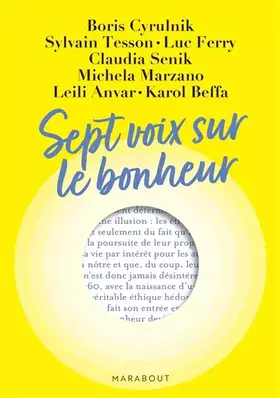 Couverture du produit · Sept voix sur le bonheur