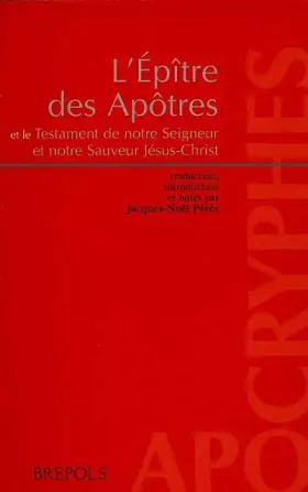 Couverture du produit · EPITRE DES APOTRES