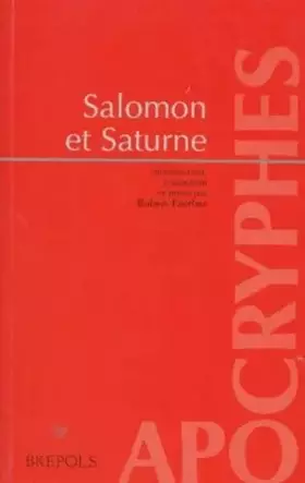 Couverture du produit · SALOMON ET SATURNE