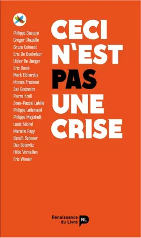 Couverture du produit · Ceci n'est pas une crise