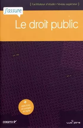 Couverture du produit · Le droit public belge