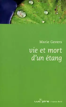 Couverture du produit · Vie et mort d'un étang