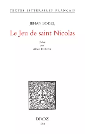 Couverture du produit · Le jeu de saint Nicolas