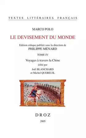 Couverture du produit · Le devisement du monde : Tome 4