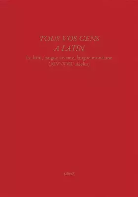 Couverture du produit · Tous vos gens à latin