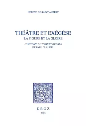 Couverture du produit · Theatre et Exegese