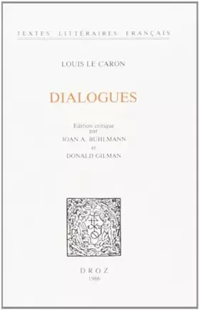 Couverture du produit · Dialogues