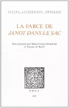 Couverture du produit · La Farce de "Janot Dans le Sac"