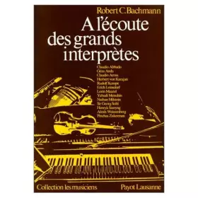 Couverture du produit · A l'écoute des grands interpretes