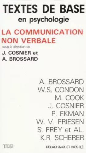 Couverture du produit · La communication non verbale