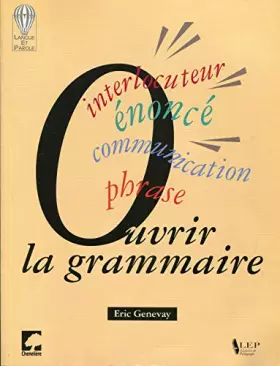 Couverture du produit · Ouvrir la grammaire