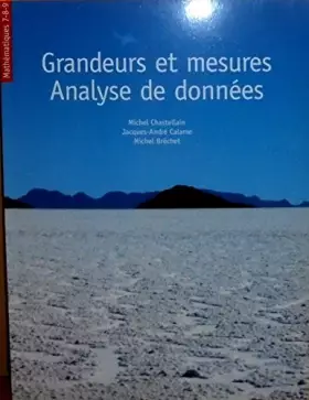 Couverture du produit · Grandeurs et Mesures Analyse de Donnees Eleve
