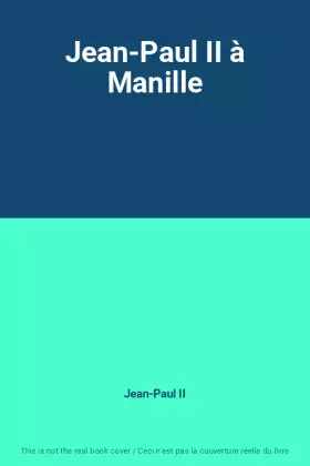 Couverture du produit · Jean-Paul II à Manille