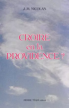 Couverture du produit · Croire en la Providence