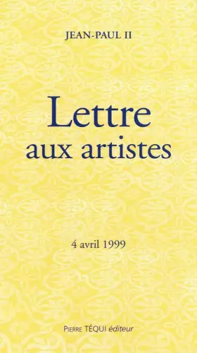 Couverture du produit · Lettre aux artistes
