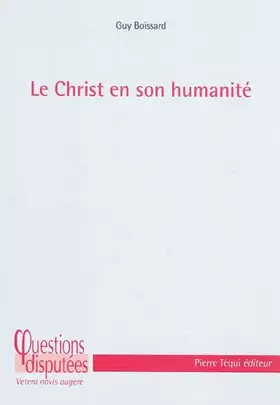 Couverture du produit · Le Christ en Son Humanité
