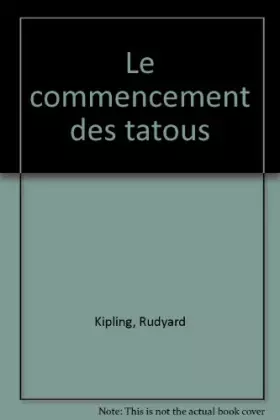 Couverture du produit · Le commencement des tatous
