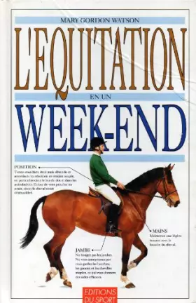 Couverture du produit · L'EQUITATION EN UN WEEK-END