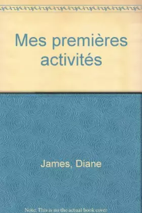 Couverture du produit · Mes premières activités