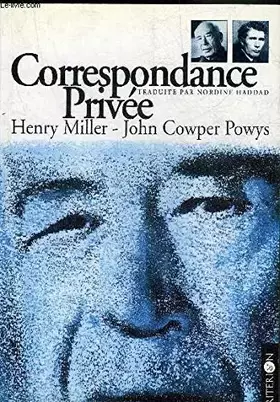 Couverture du produit · Correspondance privée