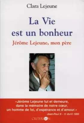 Couverture du produit · La vie est un bonheur