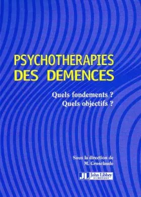 Couverture du produit · Psychothérapie des démences