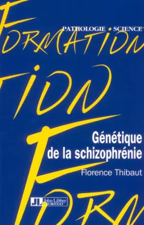 Couverture du produit · Génétique de la schizophrénie