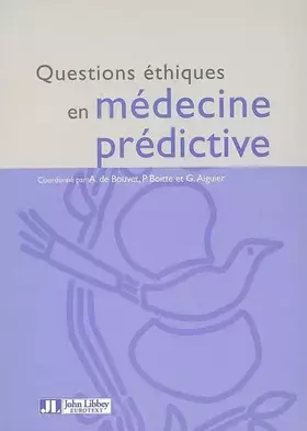 Couverture du produit · QUESTIONS ETHIQUES EN MEDECINE PREDICTIVE