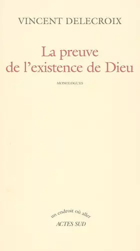 Couverture du produit · La Preuve de l'existence de Dieu