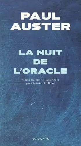 Couverture du produit · La Nuit de l'oracle