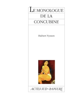 Couverture du produit · Le monologue de la concubine