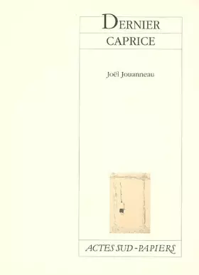 Couverture du produit · Dernier caprice