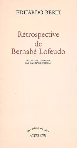 Couverture du produit · Rétrospective de Bernabé Lofeudo