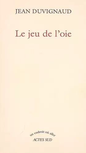 Couverture du produit · Le jeu de l'oie