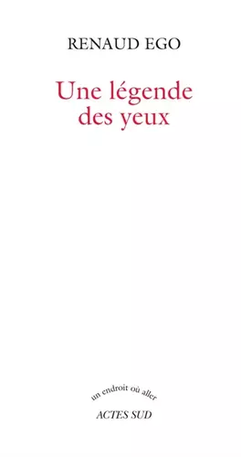 Couverture du produit · Une légende des yeux