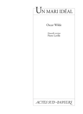Couverture du produit · Un mari idéal