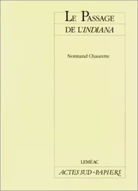 Couverture du produit · Le passage de l'"Indiana"