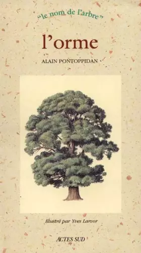 Couverture du produit · L'orme