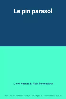 Couverture du produit · Le pin parasol