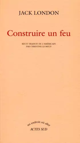Couverture du produit · Construire un feu