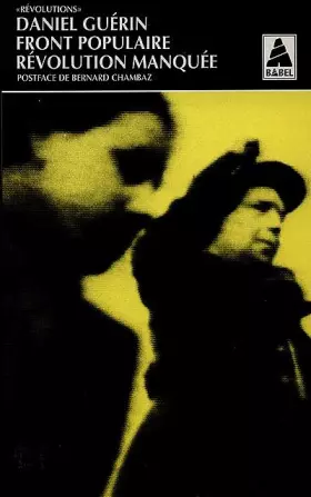 Couverture du produit · FRONT POPULAIRE. Révolution manquée