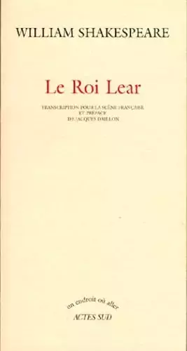 Couverture du produit · Le Roi Lear