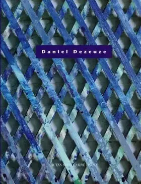 Couverture du produit · Daniel Dezeuze