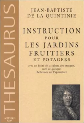 Couverture du produit · Instruction pour les jardins fruitiers et potagers