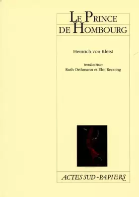 Couverture du produit · Le prince de Hombourg