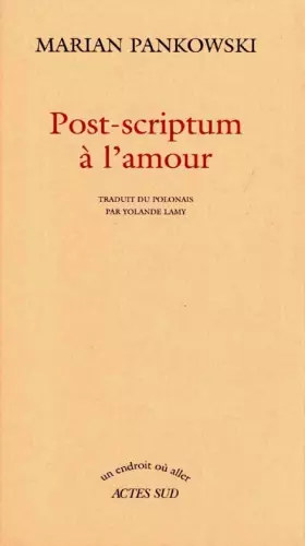 Couverture du produit · Post-scriptum à l'amour