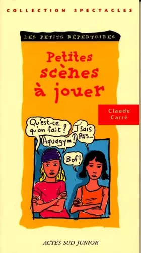 Couverture du produit · Petites scènes à jouer