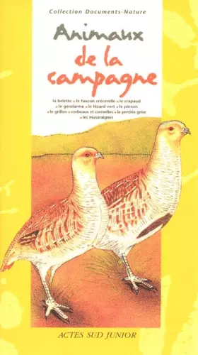 Couverture du produit · Animaux de la camapgne